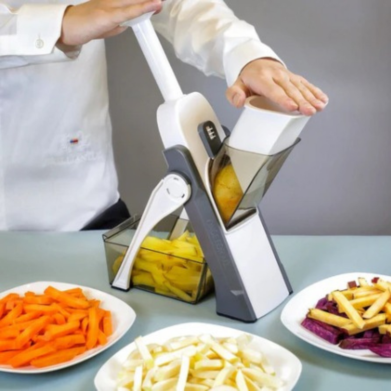 5 EM 1 CORTADOR de Legumes Multifuncional -  (Cores Sortidas