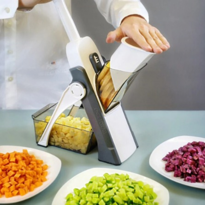 5 EM 1 CORTADOR de Legumes Multifuncional -  (Cores Sortidas
