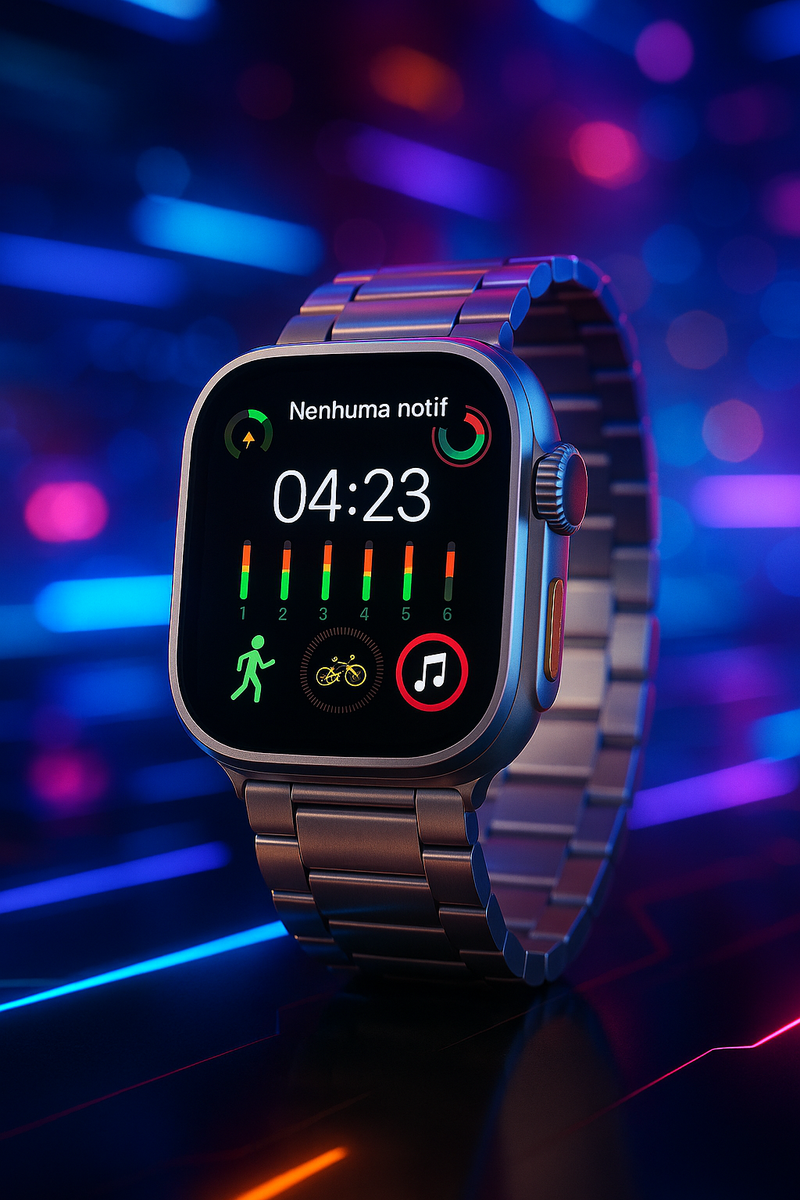 Relógio Smartwatch K9 Ultra 2 Séries 9 Ultra Com 2 Pulseiras
