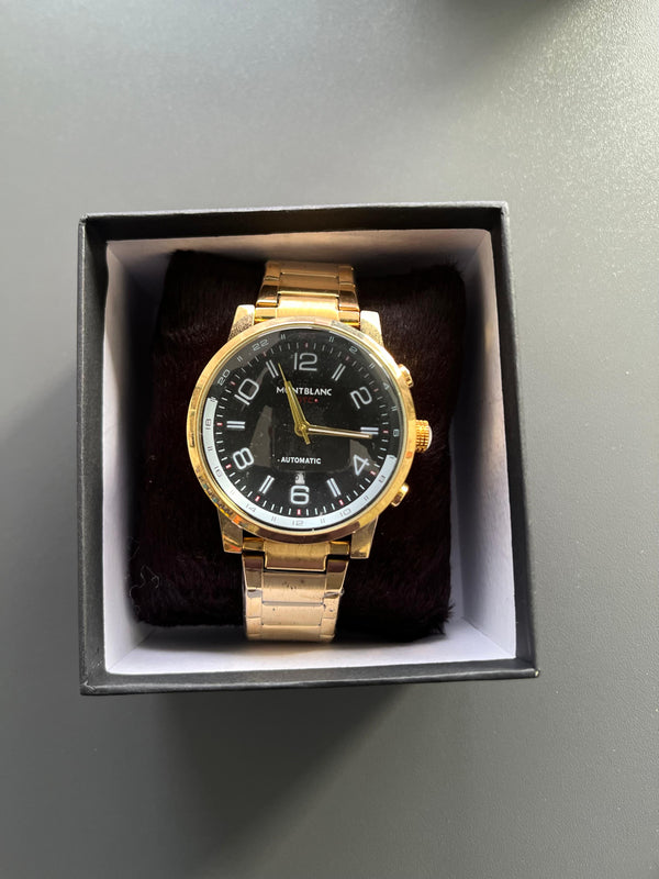 Montblanc Tradition Data Automático — Gold Automático