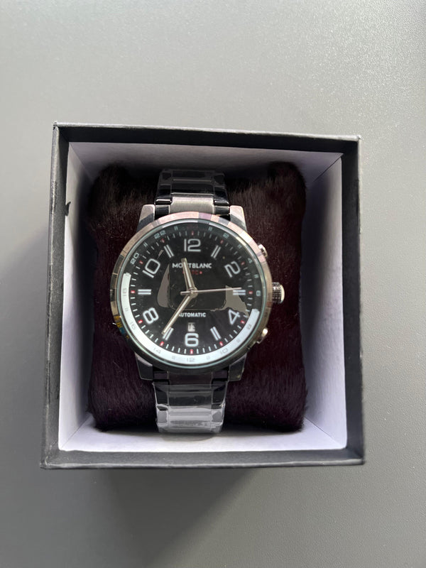 Montblanc Tradition Data Automático — Silver Black Automático