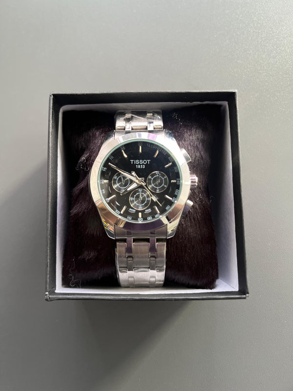 Relógio Masculino de Luxo Tissot / Prata
