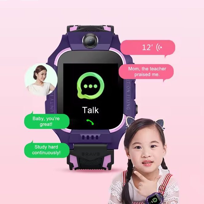 Relógio Digital SmartWatch Infantil Com Rastreador GPS Chip e Câmera