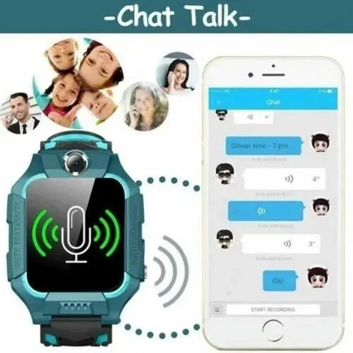 Relógio Digital SmartWatch Infantil Com Rastreador GPS Chip e Câmera
